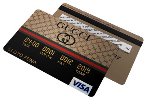 gucci bling handmade card|Gucci engraving.